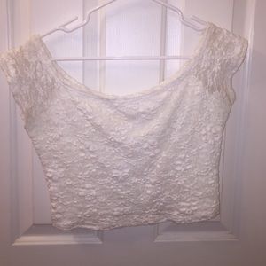 Lace crop top