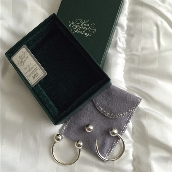 Horseshoe sweetheart 925 silver key chains - Picture 1 of 2