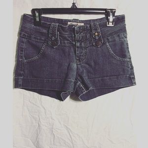 {Boom Boom Jeans} Dark Blue Jean Shorts