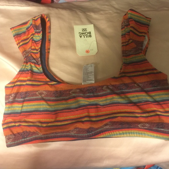 large Aztec billabong exclusive sports bra - Picture 1 of 3