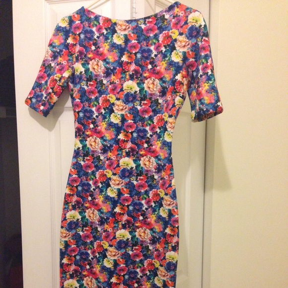 Zara Floral Midi Dress