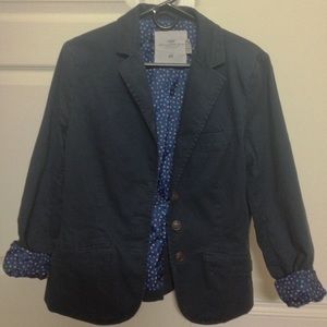•H&M Dark Blue Blazer•