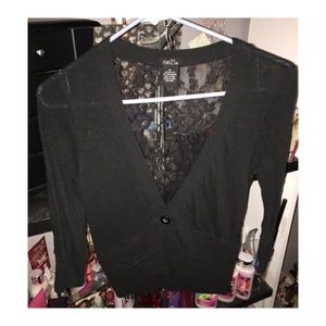 Lace back cardigan *FREE WITH BUNDLE*