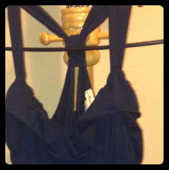 Navy blue dress