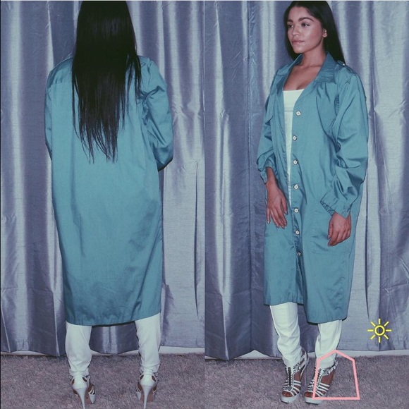 Exclusive Caribean green coat