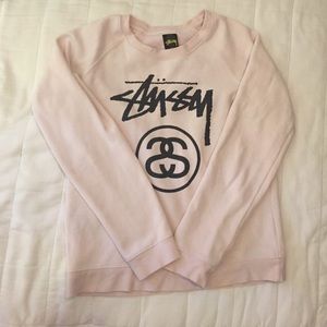 Light pink stussy pullover