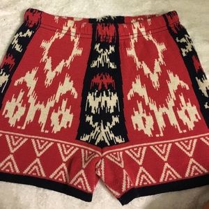 Sparkle & Fade high waisted knit shorts