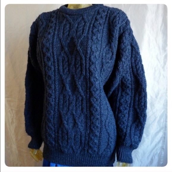 Authentic Irish Wool Sweater - ARAN Crafts