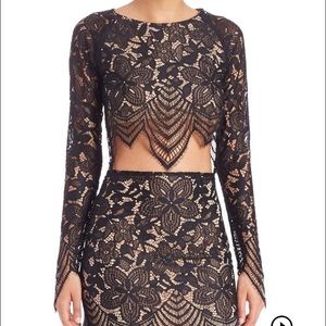 Floral Lace Crop Top