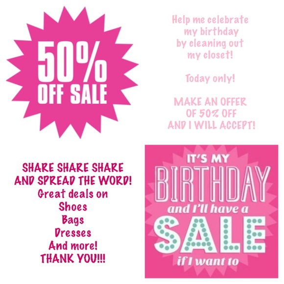 MAKE THE OFFER! 50% off today only!! Thank you!!