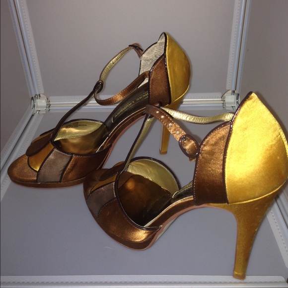 Multi colored sandals sure to catch attention!!!