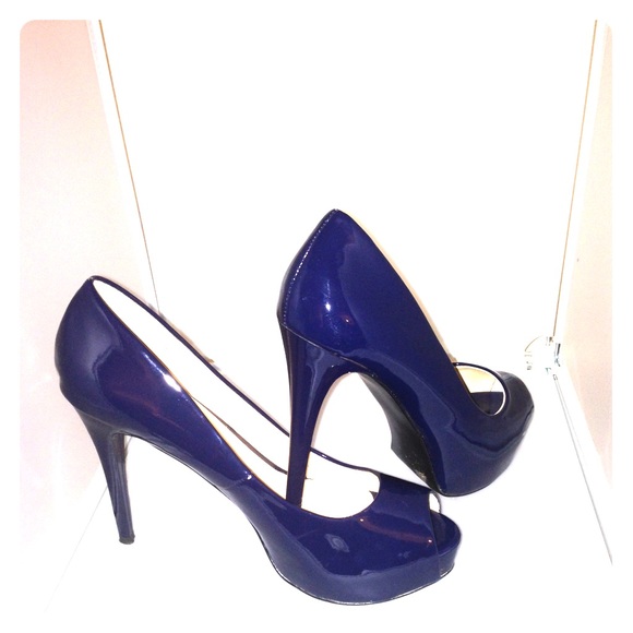 Open toe patent leather!