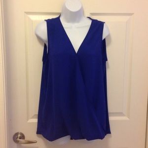 🎀Royal blue wrap top