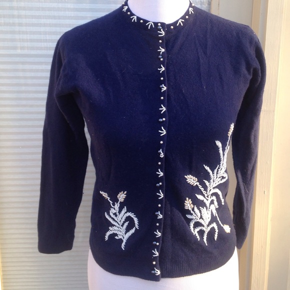 Vintage beaded sweater