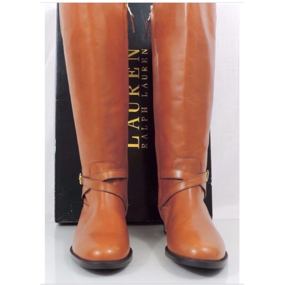 Like new Ralph Lauren leather riding boot