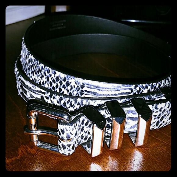 The Kooples Python Belt