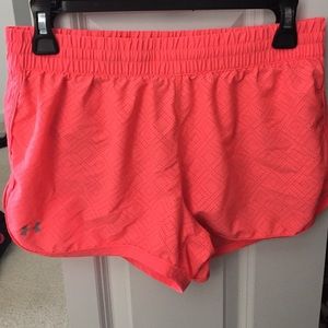 Hot pink tech shorts