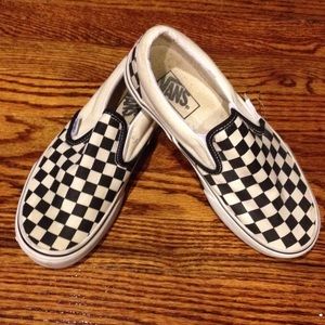 Van's slip in Checker Sneakers