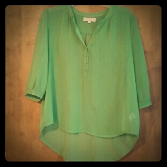 Sheer green, Umgee shirt