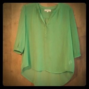Sheer green, Umgee shirt