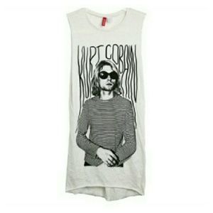 Kurt Cobain Tank Shirt Dress!