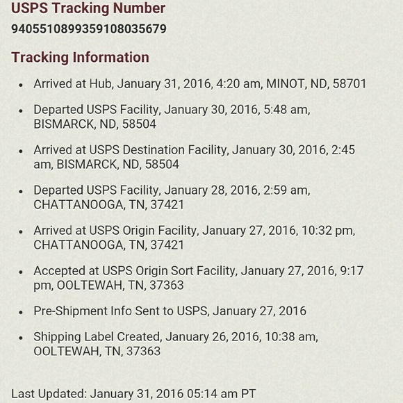 Tracking # - Picture 2 of 2