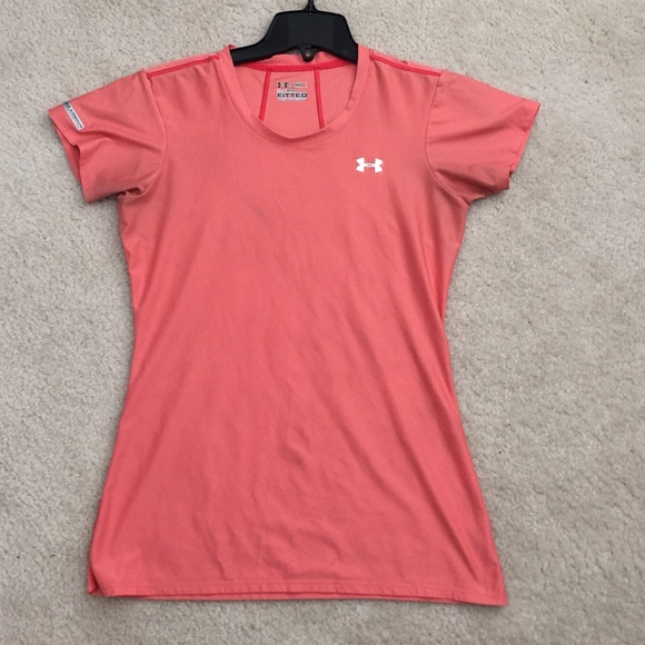 Fitted heat gear coral top