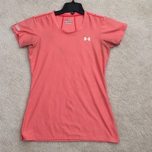 Fitted heat gear coral top