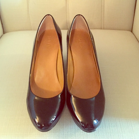 Black Patent Wedges from JCrew!