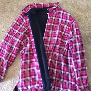 LL Bean Fleece Lined Flannel