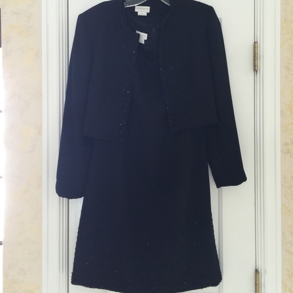 Liz Claiborne dress and jacket black