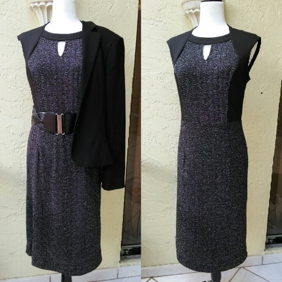 SALE Shiny black dress