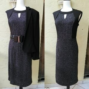 SALE Shiny black dress