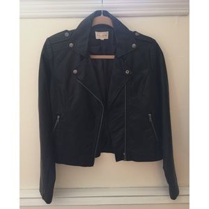 Faux Leather Jacket
