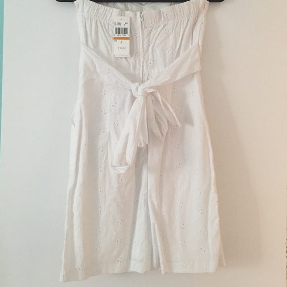 Strapless white dress - Picture 4 of 4