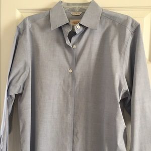 Talbots Blue Button-down Shirt.. Sz 12