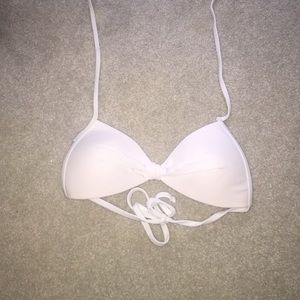 WHITE PUSH UP BIKINI TOP
