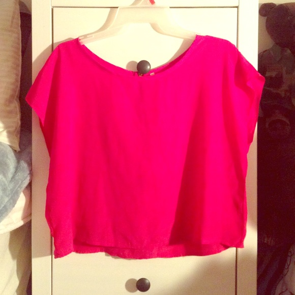 Hot Pink Crop Top 💋