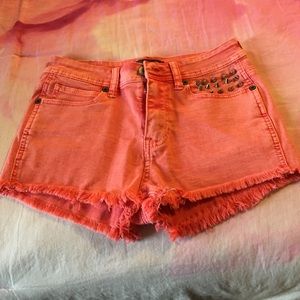 Kendall & Kylie brand jean shorts