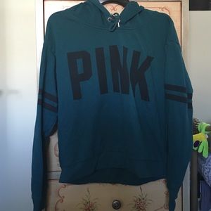 Dark blue/turquoise hoodie from Pink