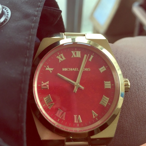 Authentic gold Michael kors watch