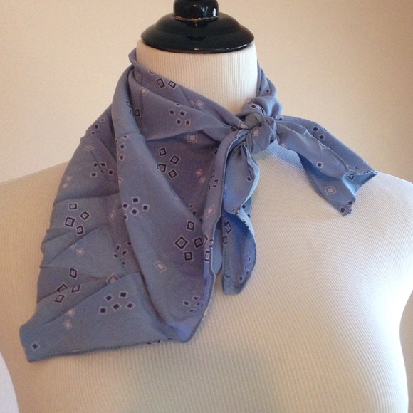 Blue scarf