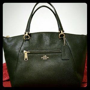 ??NWT! COACH Pebbled Leather Prairie Satchel??