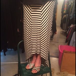 Cynthia Rowley skirt black and white