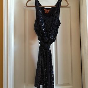 tory burch sequin dress