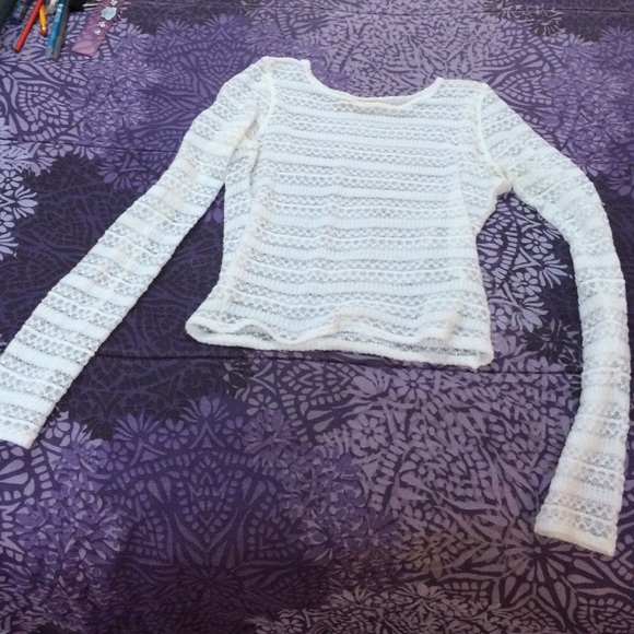 Lace crop top