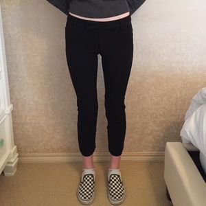 Gap Slim Cropped Stretch Black Pants