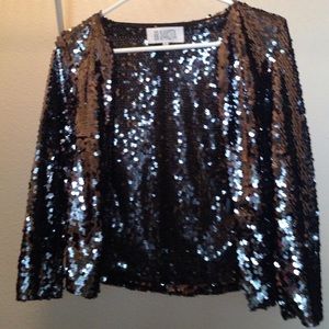 BB Dakota black sequin cardi
