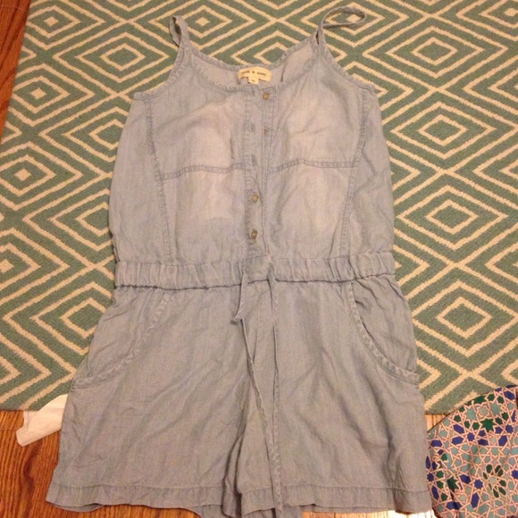 Chambray romper
