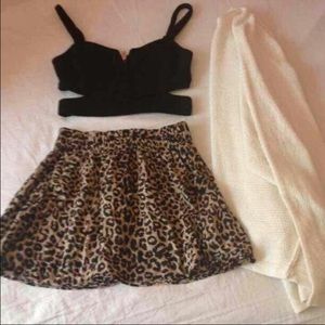 VS Leopard Skirt